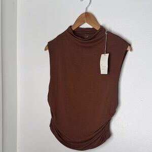 NEW w/Tag Brown Sleeveless Top